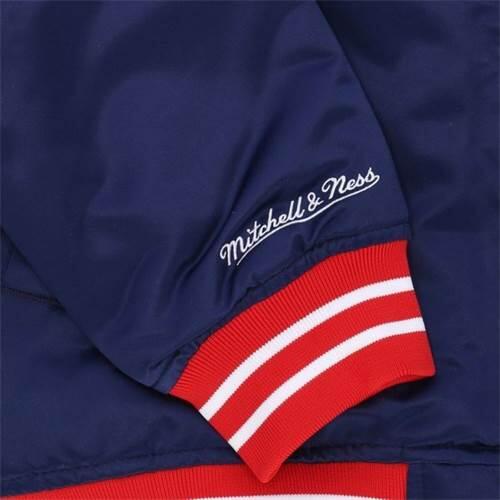 Mitchell & Ness Nba Heavyweight Satin Jacket New Jersey Nets 3/4