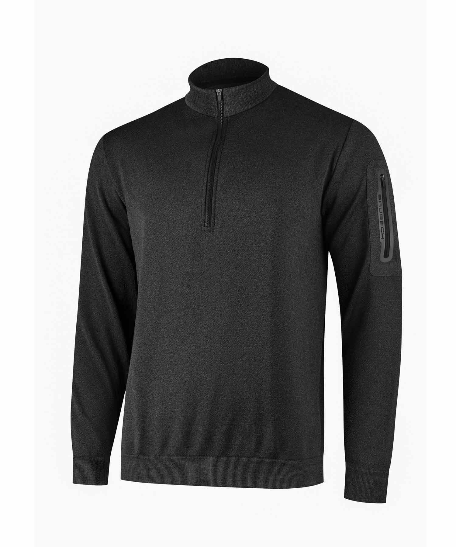Bluza męska wełniana z krótkim ekspresem Brubeck OUTDOOR MERINO 3/5
