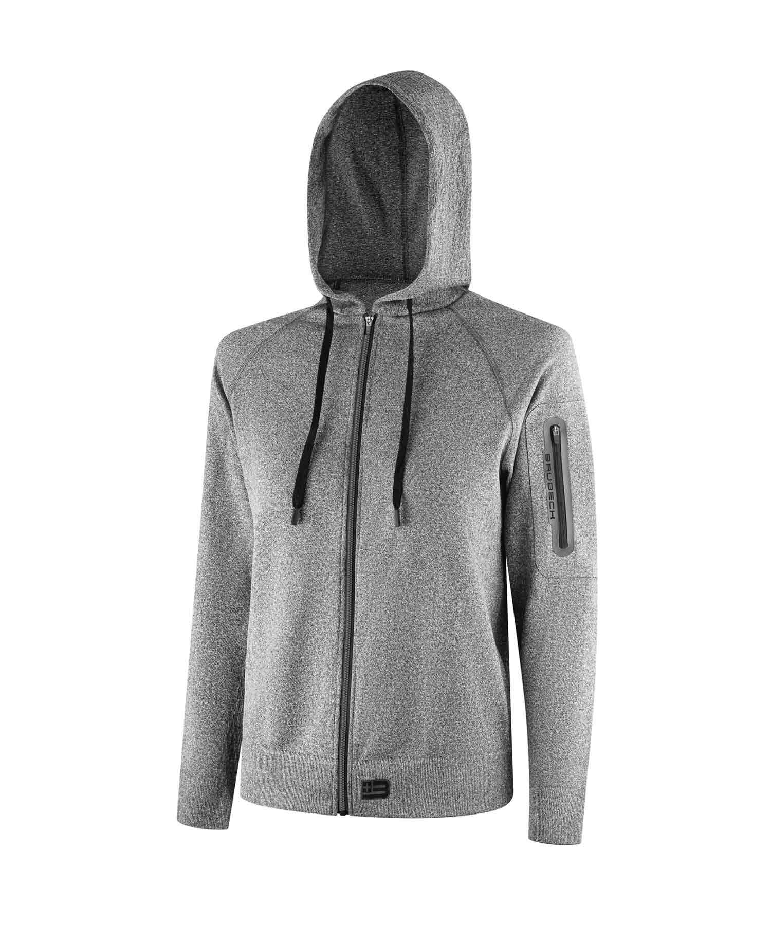 Bluza damska wełniana z kapturem Brubeck OUTDOOR MERINO 3/5