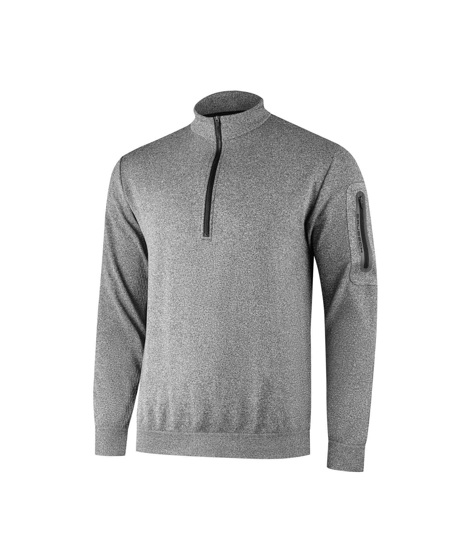 Bluza męska wełniana z krótkim ekspresem Brubeck OUTDOOR MERINO 3/5