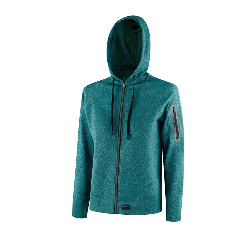 Bluza damska wełniana z kapturem Brubeck OUTDOOR MERINO