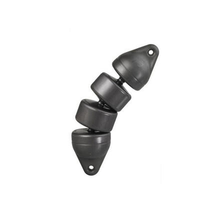 Pare-battage articulé pour semi-rigide - blanc - longueur 48cm x 12cm diam