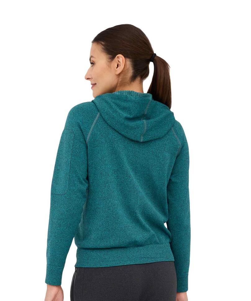 Bluza damska wełniana z kapturem Brubeck OUTDOOR MERINO