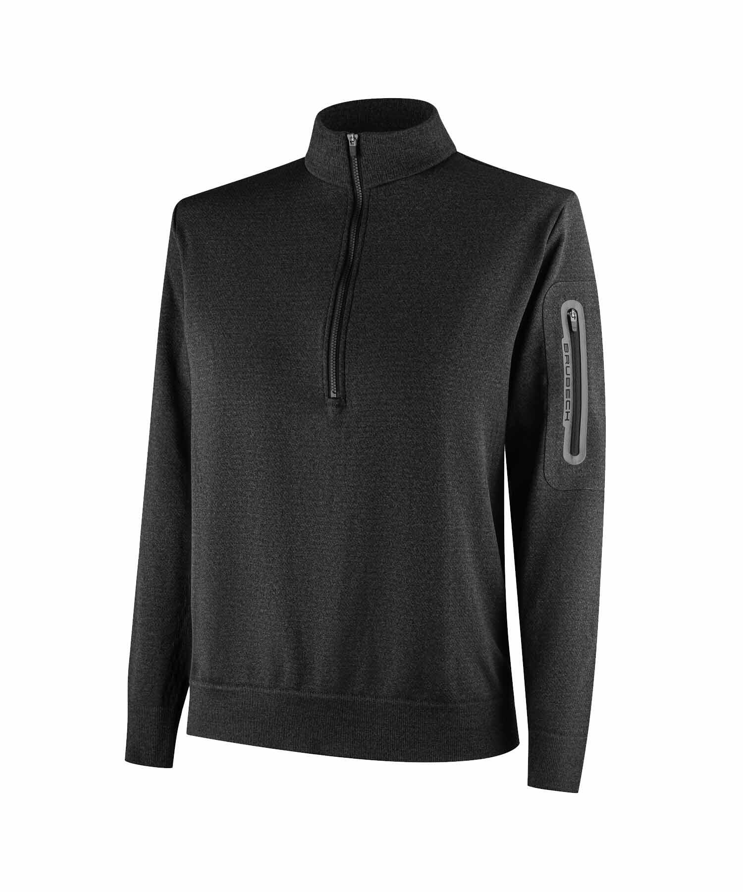 Bluza damska wełniana z krótkim ekspresem Brubeck OUTDOOR MERINO 3/5