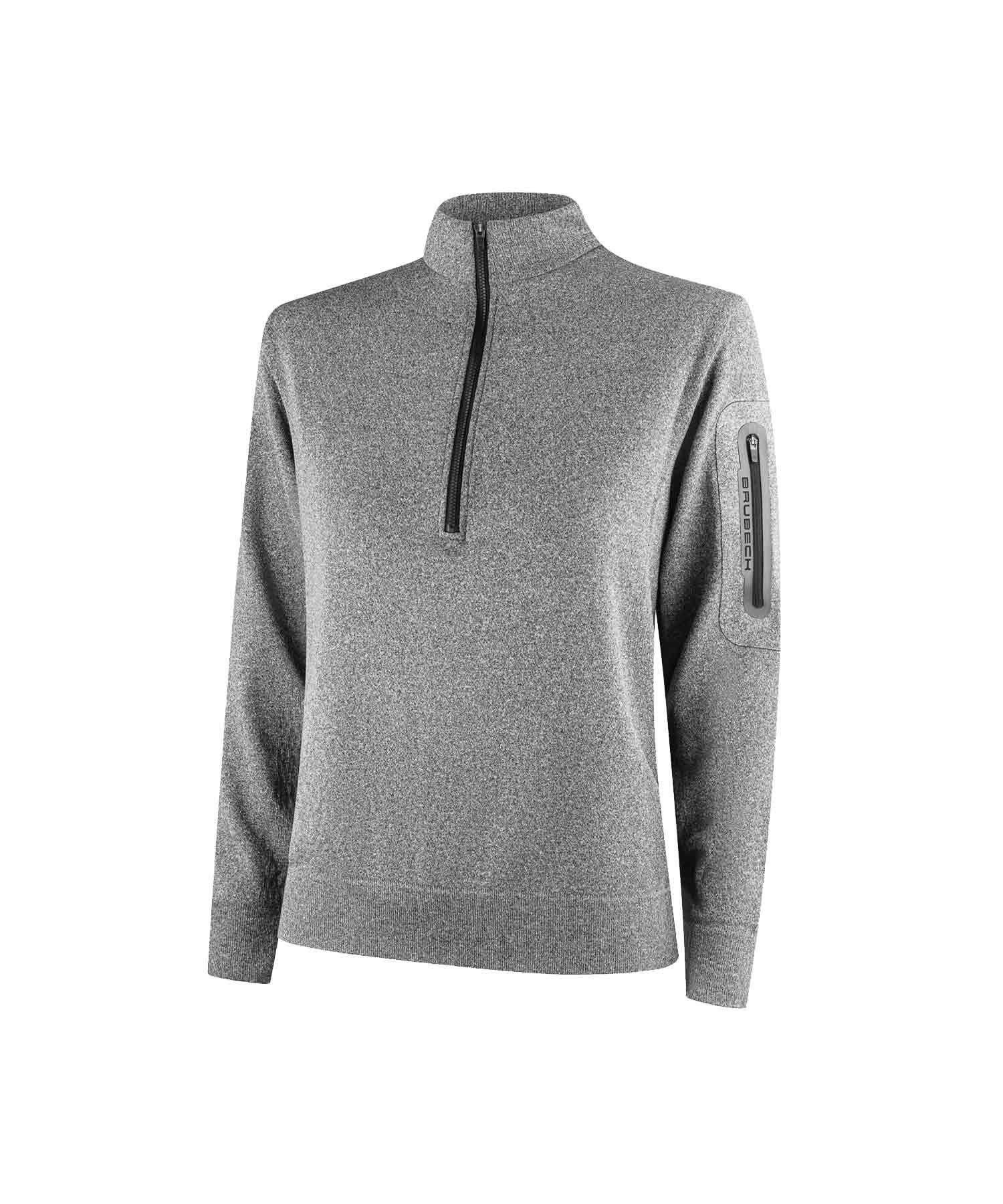 Bluza damska wełniana z krótkim ekspresem Brubeck OUTDOOR MERINO 3/5