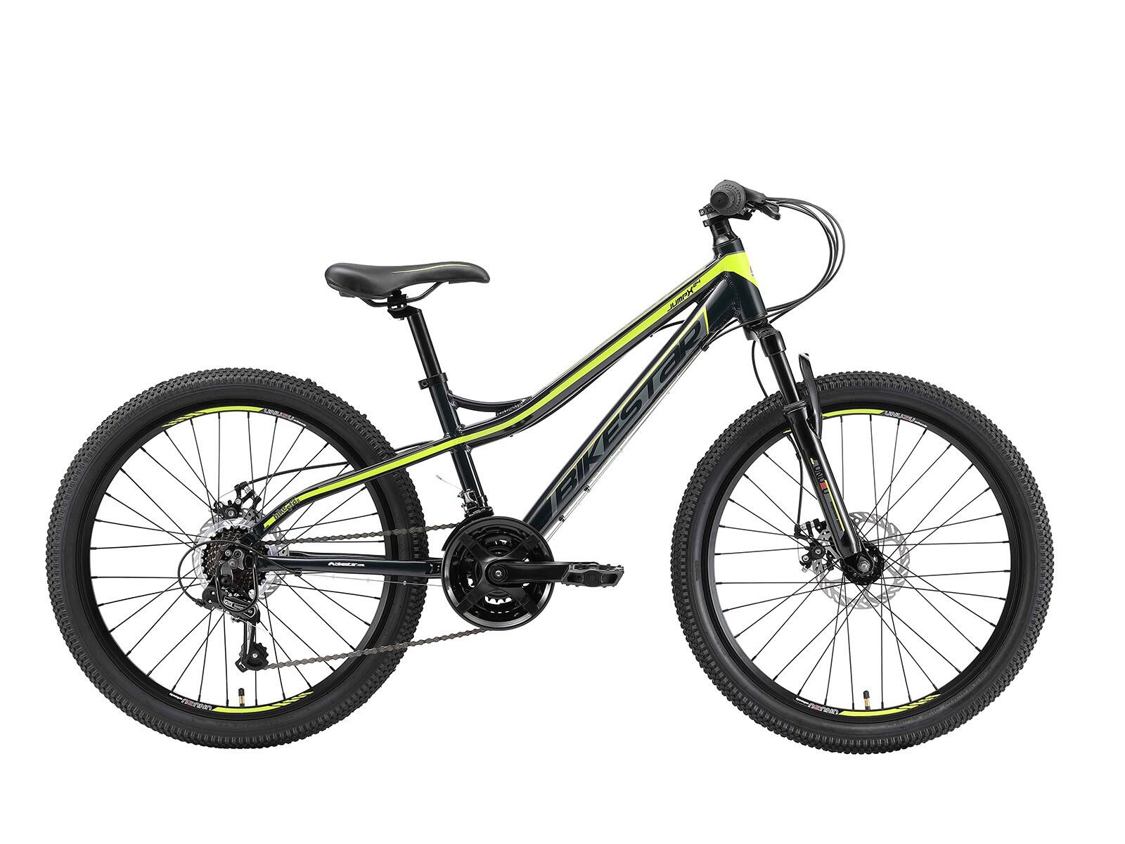 BIKESTAR Bikestar hardtail MTB 21speed 24inch zwart/groen