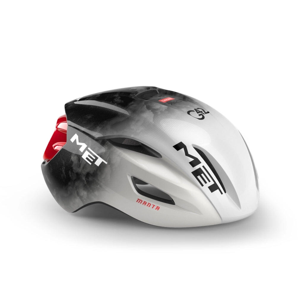 Kask rowerowy Manta MIPS UAE Team Emirates MY25 Biały Czarny