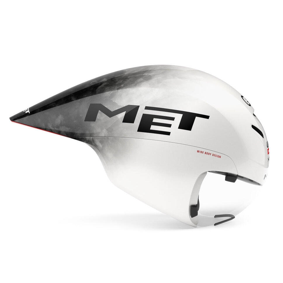 Kask rowerowy Drone Wide Body II UAE Team Emirates MY25 Biały Czarny