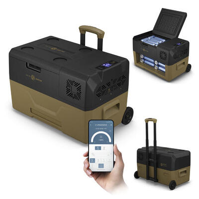 Peme expedition 28l koelbox 12/230v op wielen