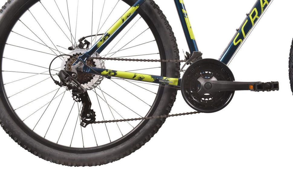 Rower MTB SCRAPPER XC3.1LTD 27.5 21s, rozm. 19,5" niebiesko - żółty thumbnail
