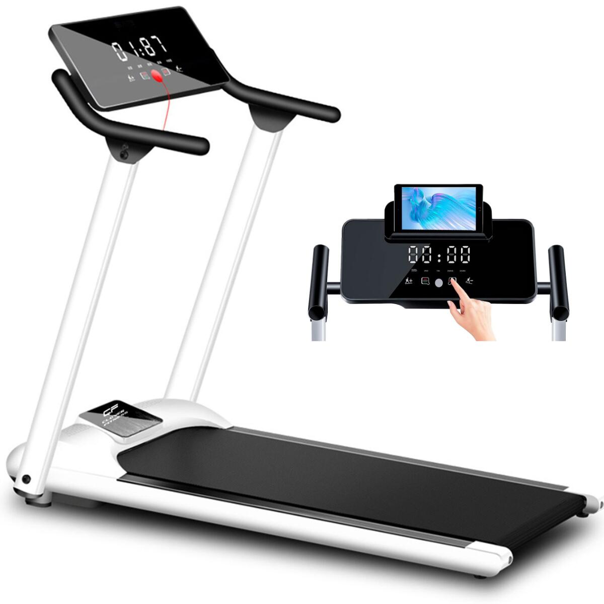 Clover Fitness - Tapis De Course S1 New Generation - Tapis De Marche - Blanc - No Size - Decathlon
