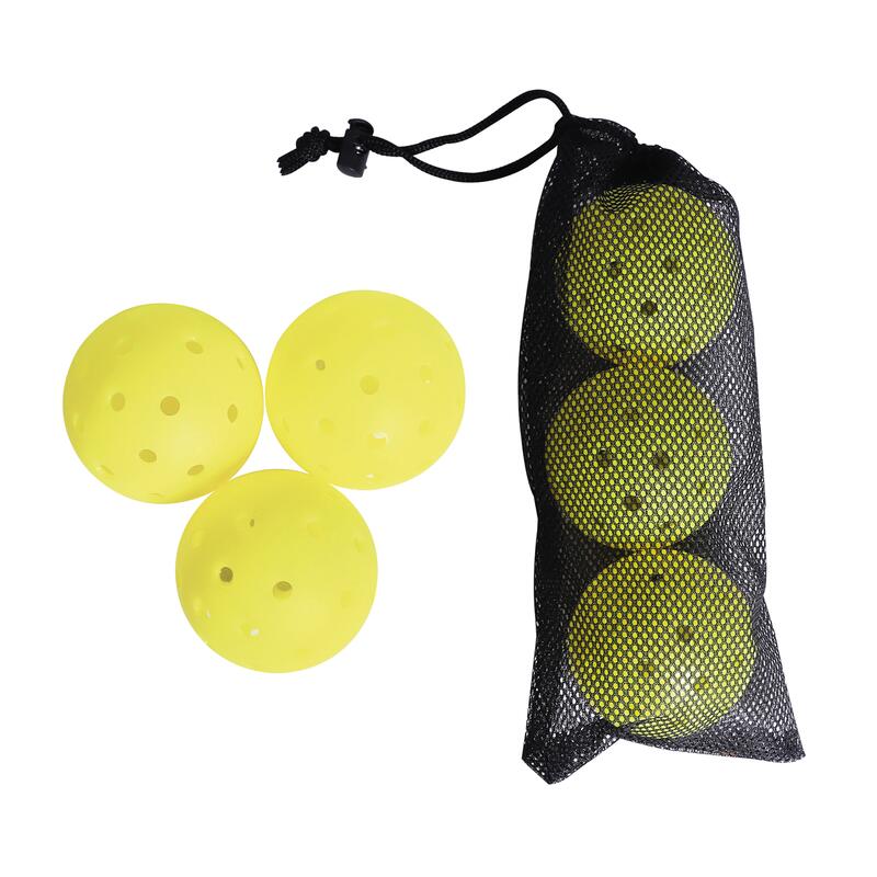 LOT DE 3 BALLES PICKLEBALL OUTDOOR Sporti