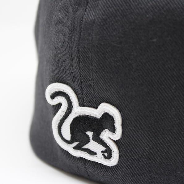 Casquette de baseball unisexe extensible (gris foncé) 4/4