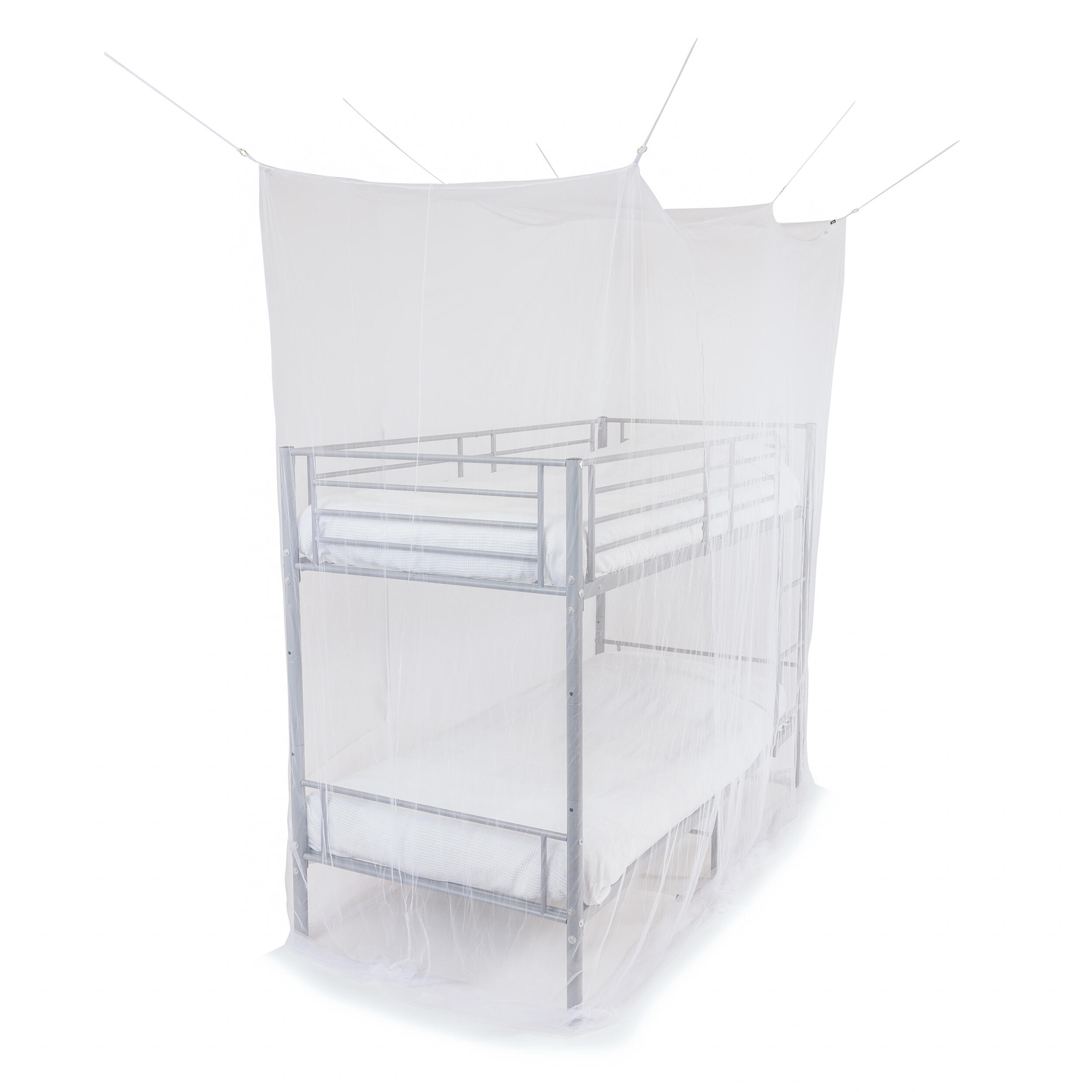 Deconet - Moustiquaire Deconet - Stack - L200x L100x H270cm Blanc - Lit Superposé - Moustiquaire - Blanc - 100 - Decathlon