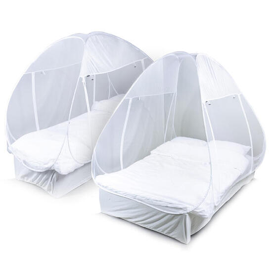Deconet SET 1pers & 2pers. Tenda pop-up per zanzare I e II BIANCA