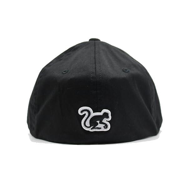 Casquette de baseball unisexe extensible (noire) 2/4