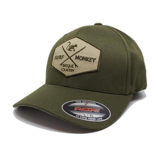 Casquette de baseball unisexe extensible (olive)