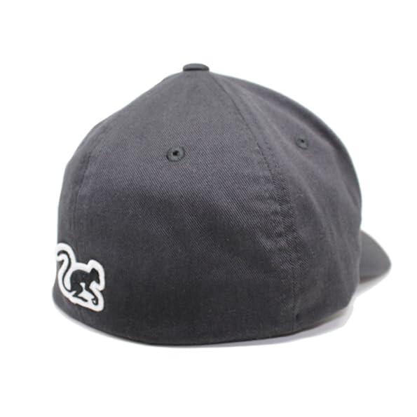 Casquette de baseball unisexe extensible (gris foncé) 2/4