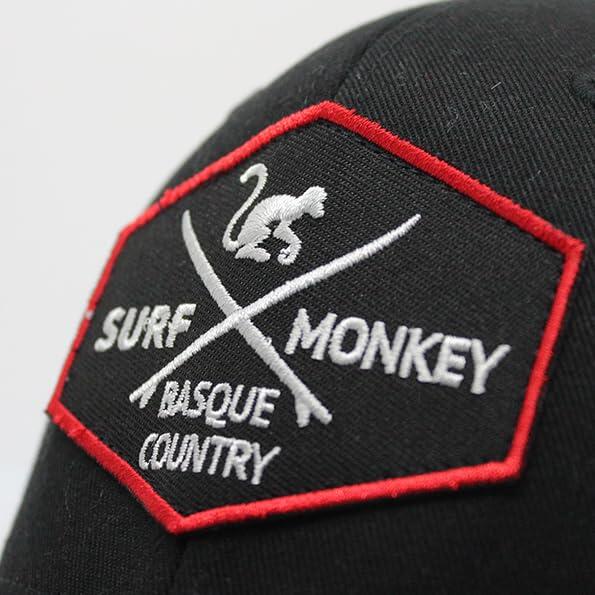 Casquette de baseball unisexe extensible (noire) 3/4