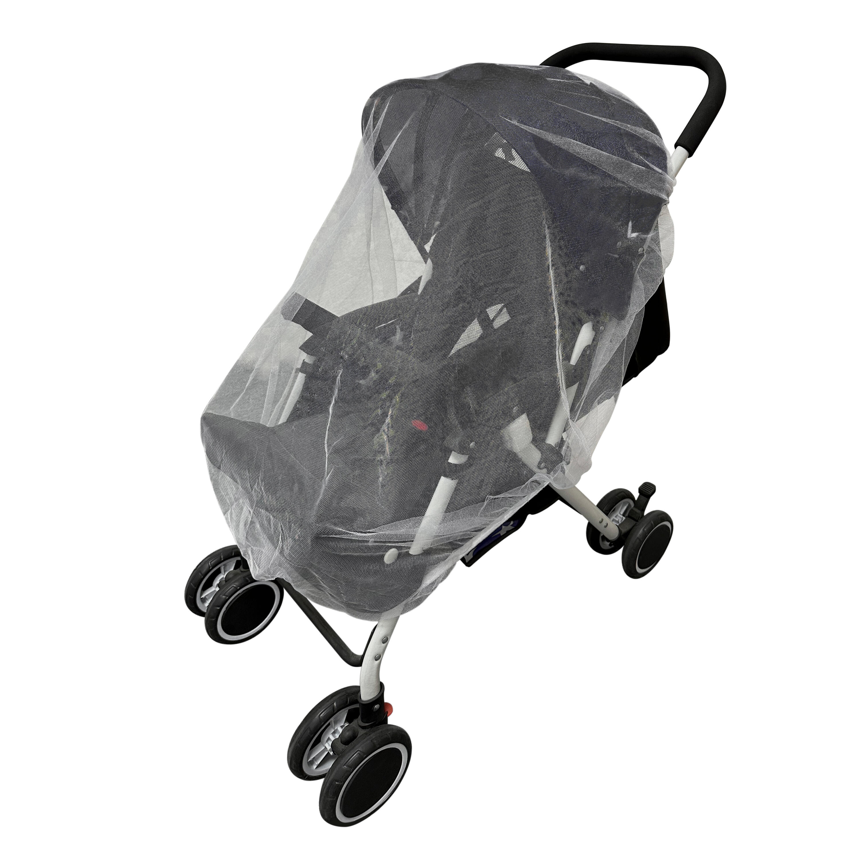 Moustiquaire Buggy, lit de camping et berceau, BLANC 110x 120cm 2/6