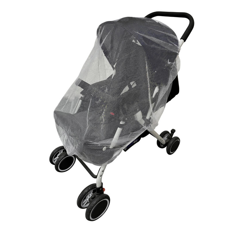 Moustiquaire Buggy, lit de camping et berceau, BLANC 110x 120cm