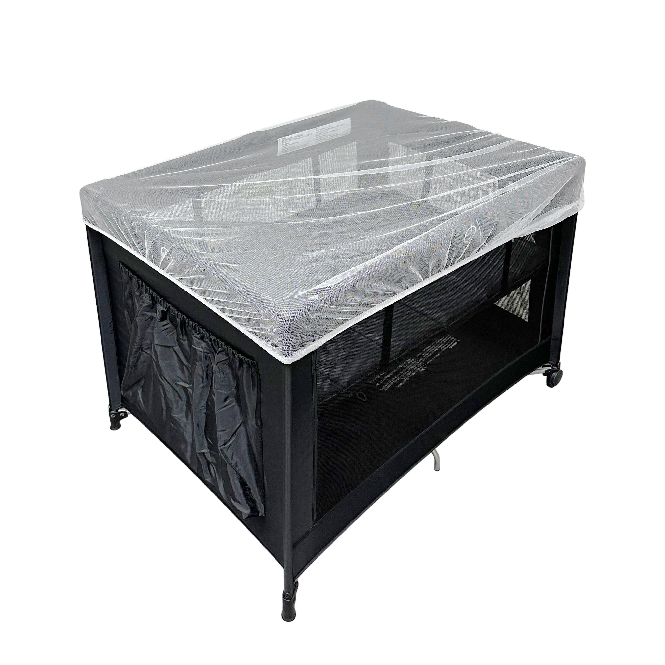 Moustiquaire Buggy, lit de camping et berceau, BLANC 110x 120cm 4/6