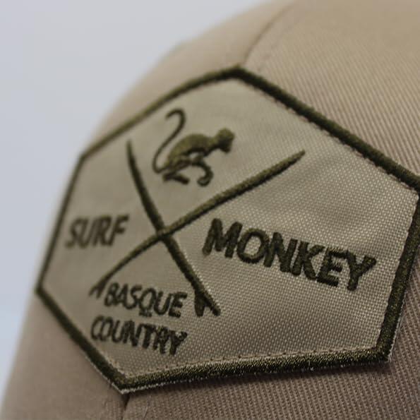 Casquette de baseball unisexe extensible (kaki) 3/4