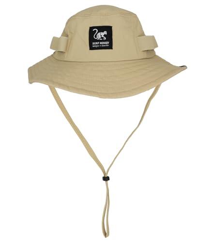 SURF MONKEY Hutkappe – LSF 50 / wasserdicht – Größen S/M – L/XL (Sand)