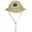 Sombrero Safari con Cordón - UPF50 / Impermeable - Tallas S/M y L/XL (Arena)