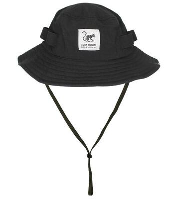 Hoed - upf 50 / waterdicht - maten s/m - l/xl (zwart)