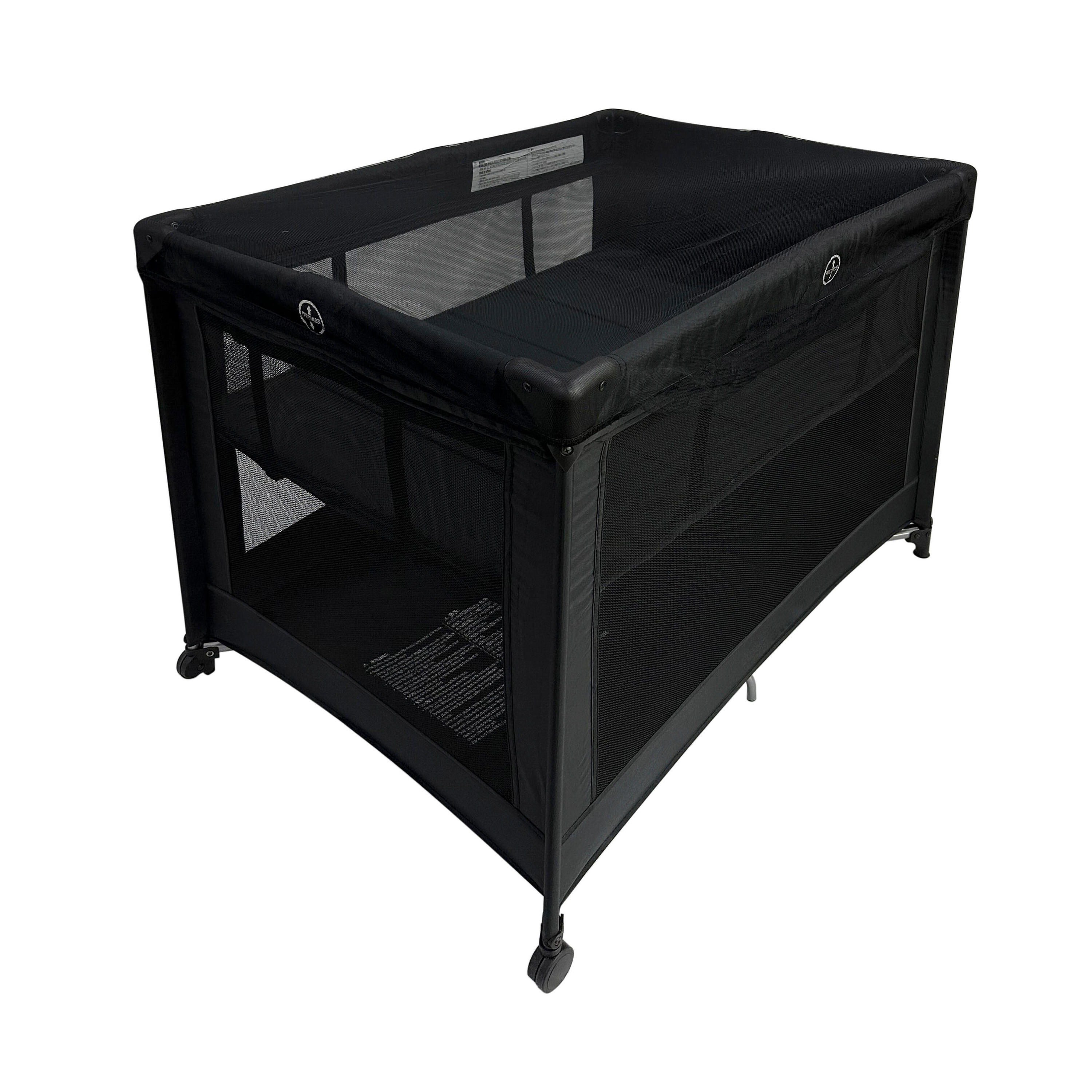 Moskitonetz Buggy, Campingbett und Kinderbett SCHWARZ 110x 120cm 4/6