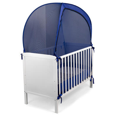 Deconet Tenda zanzariera pop out per culla 130x70 cm blu