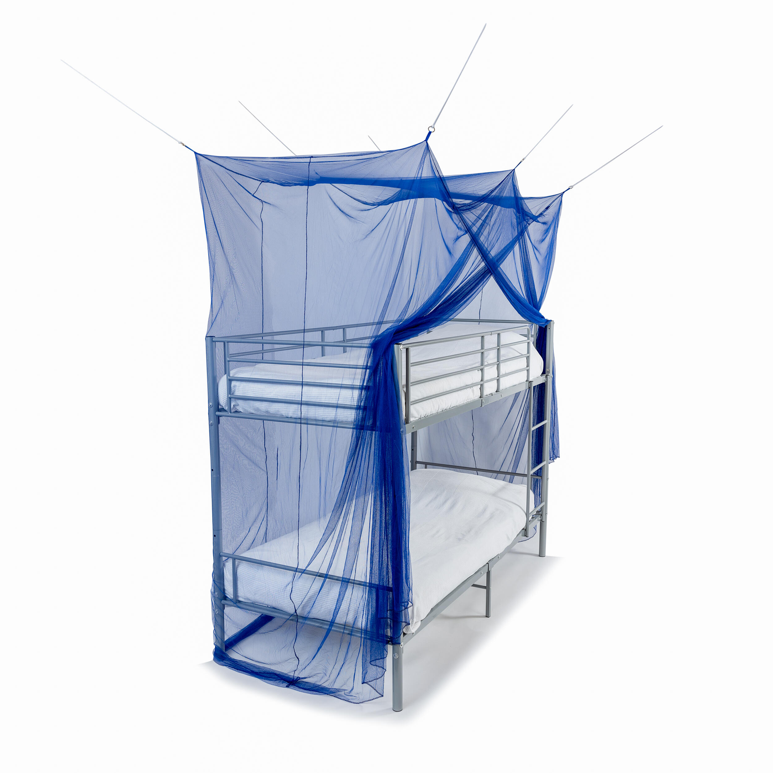 Deconet klamboe - STACK - L200x B100x H270cm BLAUW- stapelbed/ hoogslaper 5/7