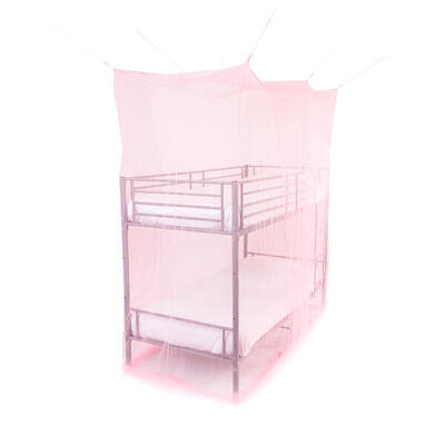 Zanzariera Deconet STACK L200x P100x H270cm ROSA letto a castello / soppalco