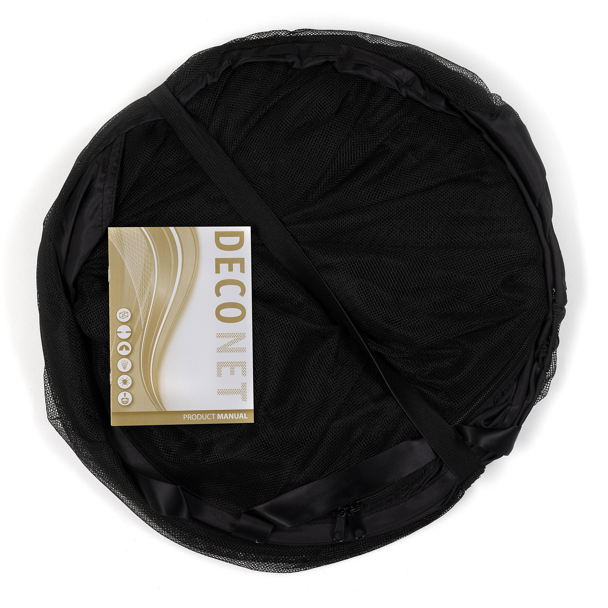 Deconet Tente moustiquaire Pop out pour berceau, 130x70cm, noir 2/7