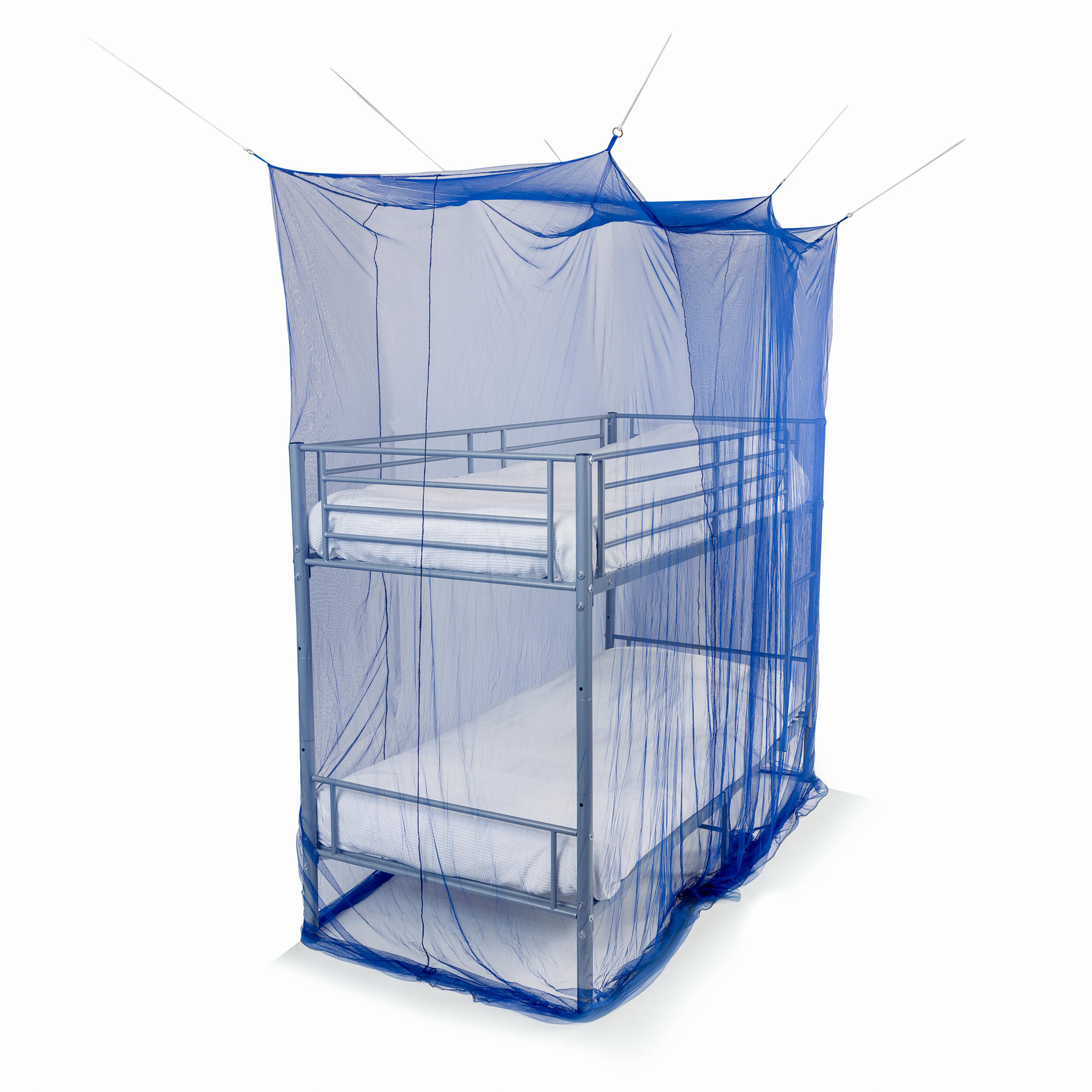 Deconet - Moustiquaire Deconet - Stack - L200x L100x H270cm Bleu - Lit Superposé - Moustiquaire - Bleu - 100 - Decathlon