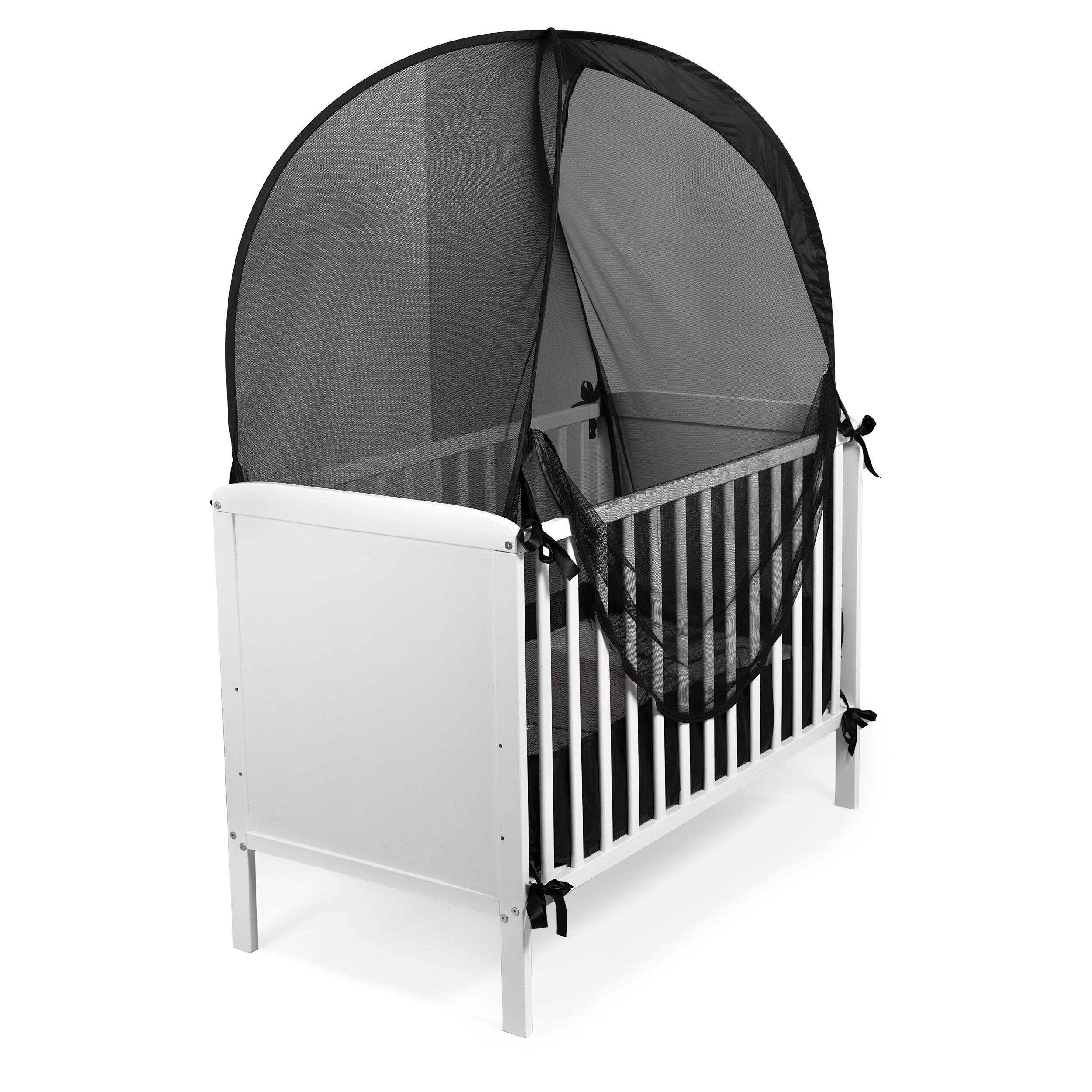 Deconet Tente moustiquaire Pop out pour berceau, 130x70cm, noir 3/7