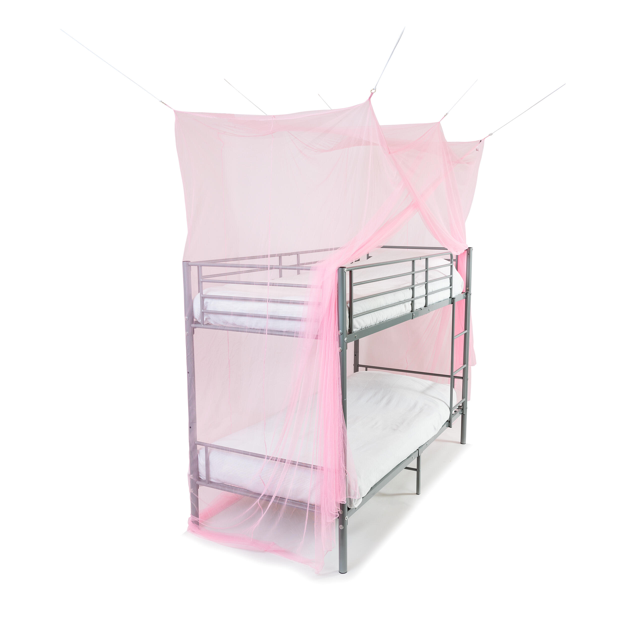 Moustiquaire Deconet - STACK - L200x L100x H270cm ROSE - lit superposé 5/7
