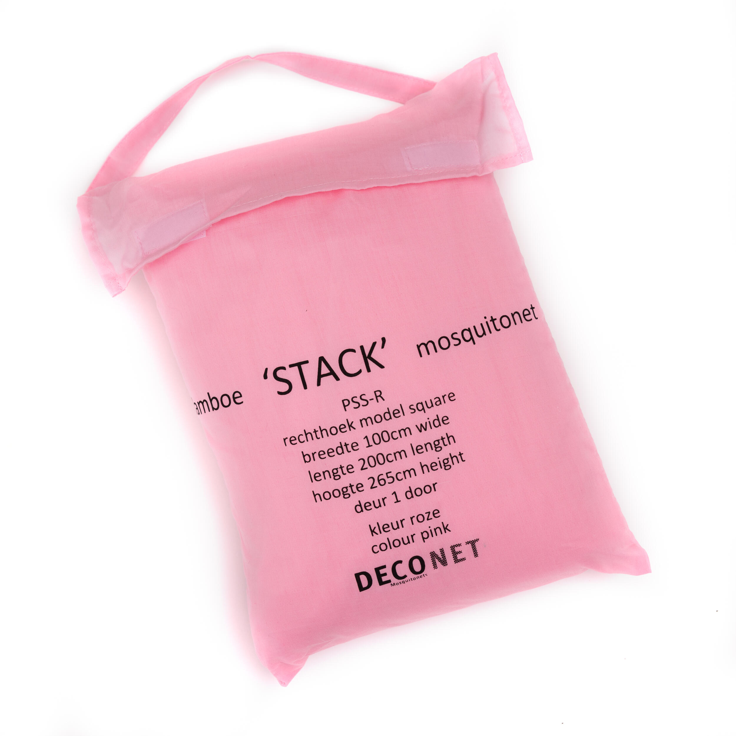 Moustiquaire Deconet - STACK - L200x L100x H270cm ROSE - lit superposé 4/7