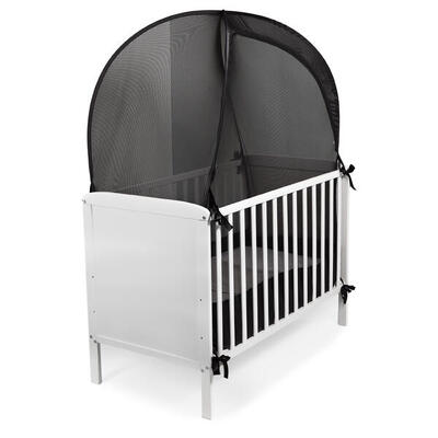 Deconet Tenda zanzariera pop out per culla 130x70 cm nera