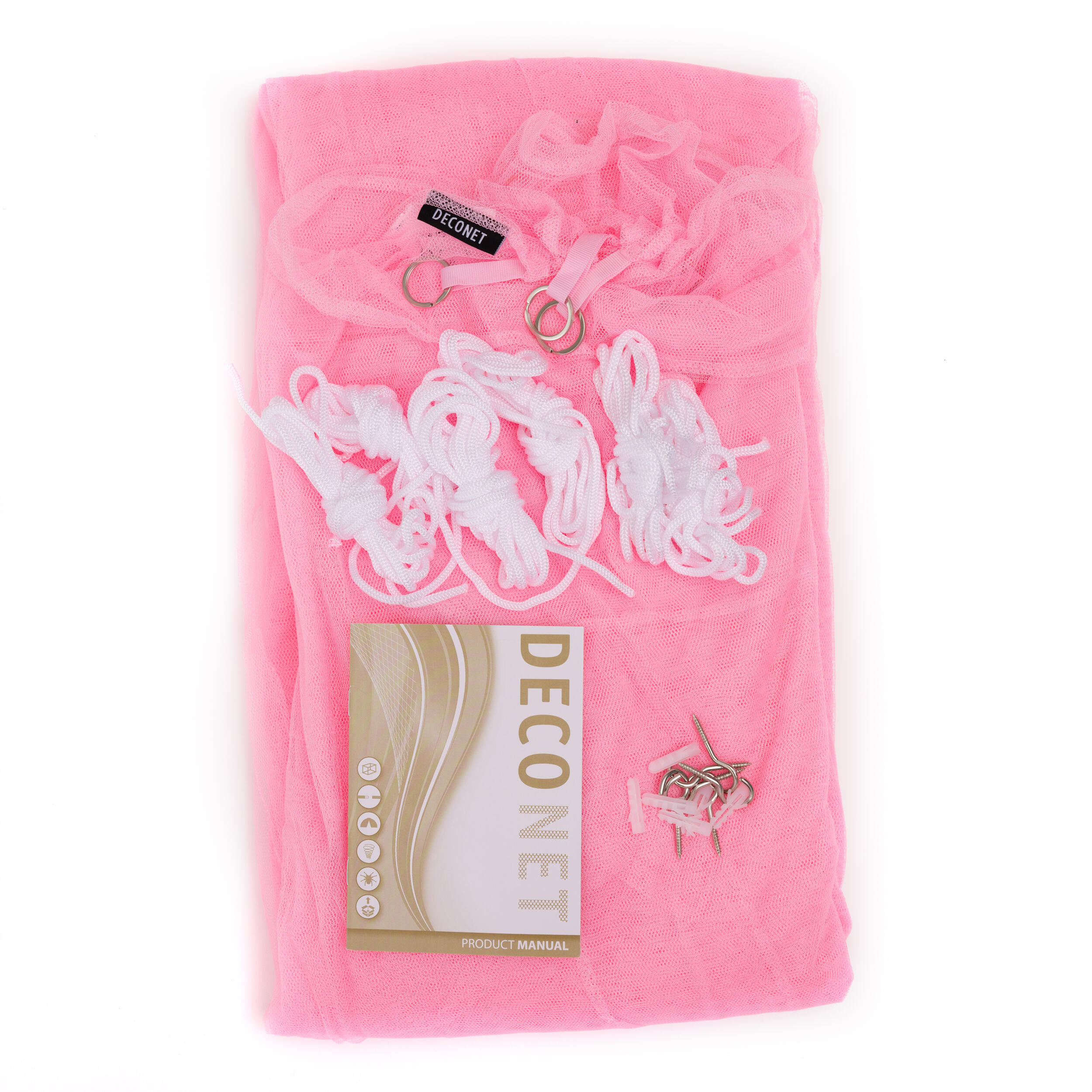 Moustiquaire Deconet - STACK - L200x L100x H270cm ROSE - lit superposé 3/7