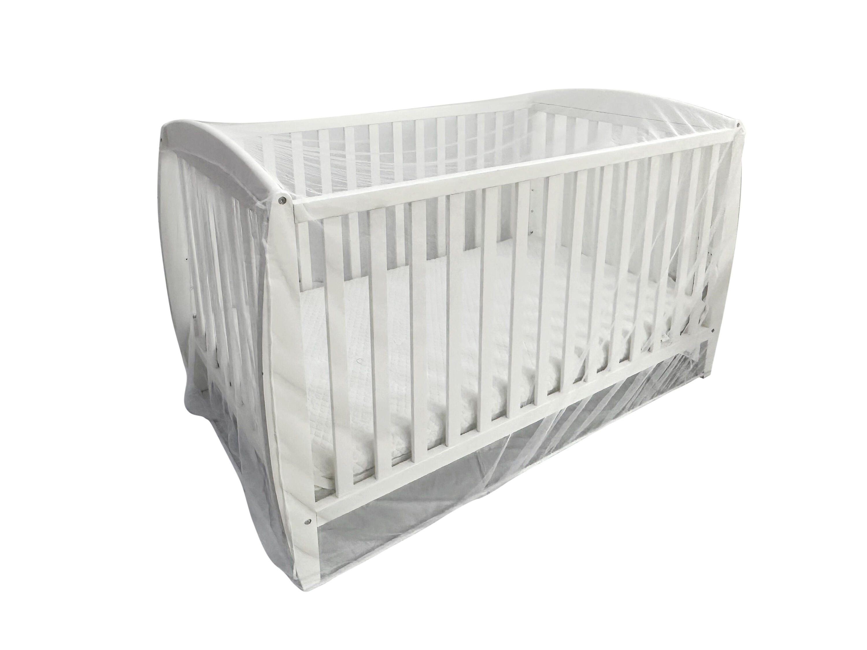 DECONET Deconet baby klamboe ledikant, L150x B90cm, wit, baby