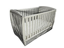 Lit bébé moustiquaire Deconet - L150x L90cm - noir