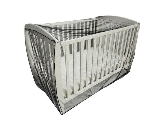 Culla con zanzariera per bambini Deconet - L150x L90 cm - nero baby