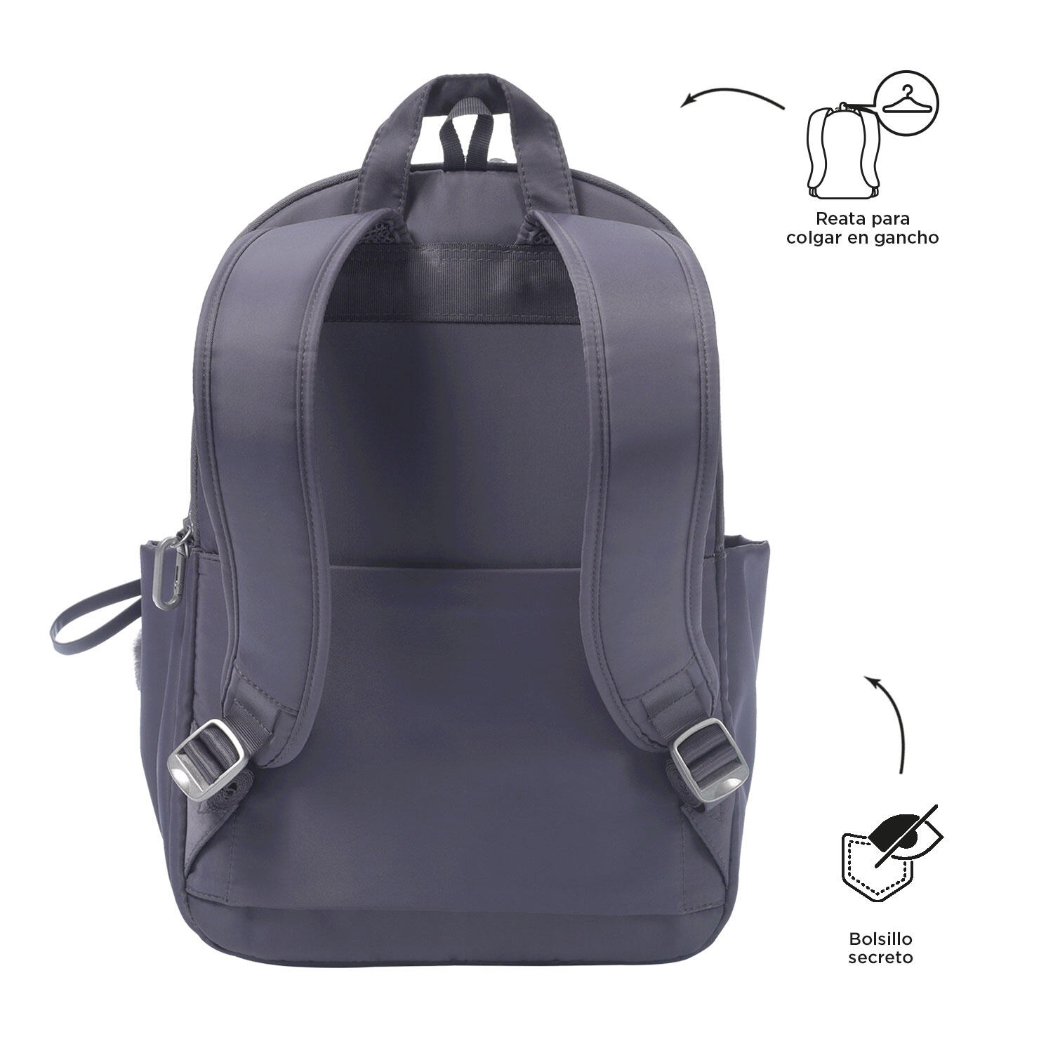 Totto Mochila ejecutiva Adelaide 1 Periscope Poliéster 28 x 40 x 18 cm 3/5