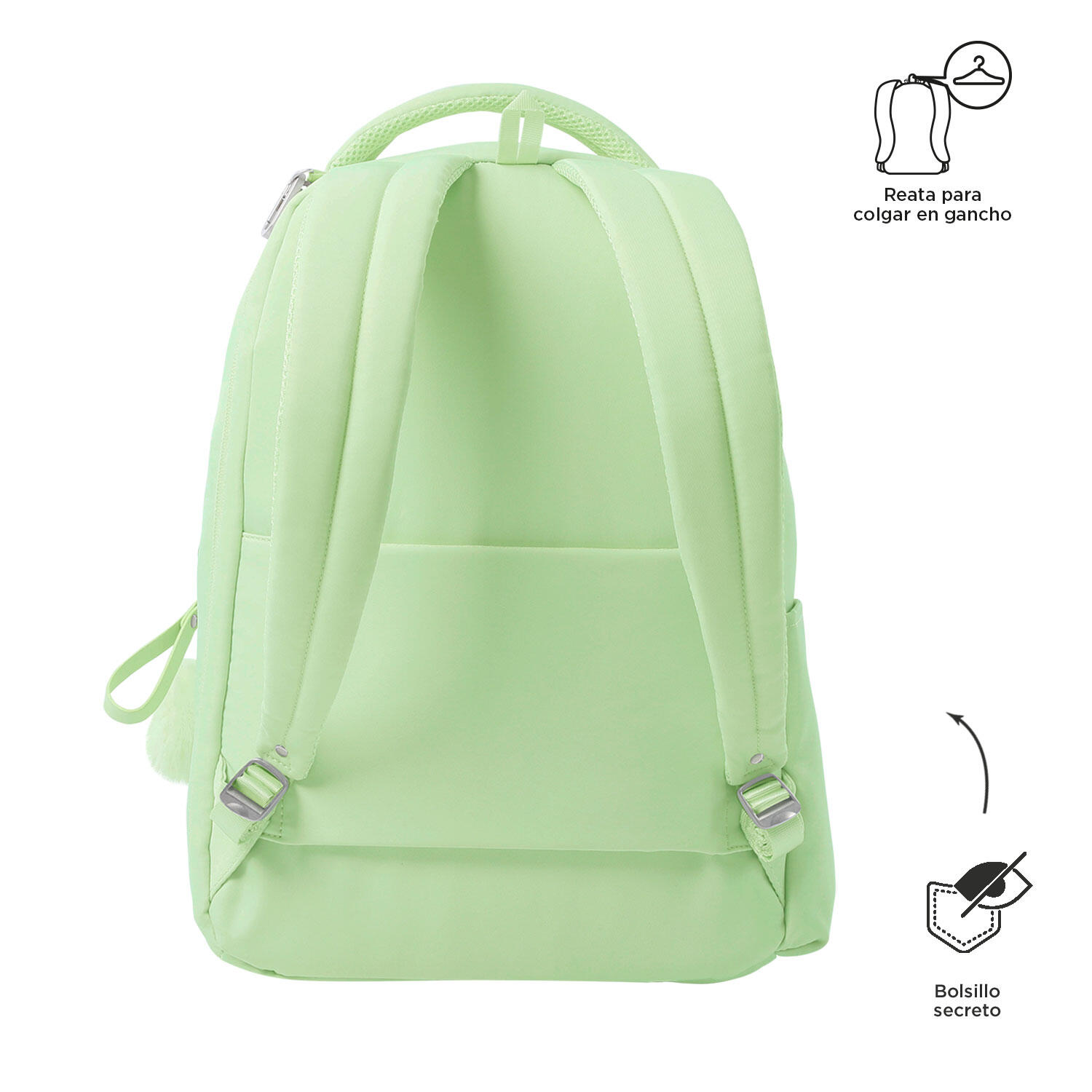 Totto Mochila ejecutiva Adelaide Meadow Mist Poliéster 30 x42 x14 cm 3/5