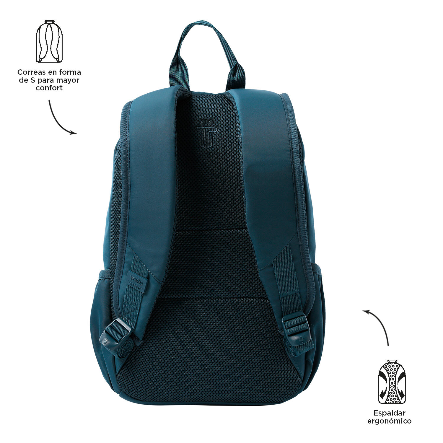 Totto Mochila urbana Tracer Legion Blue Poliéster reciclado 28 x 40 x 16 cm 3/5