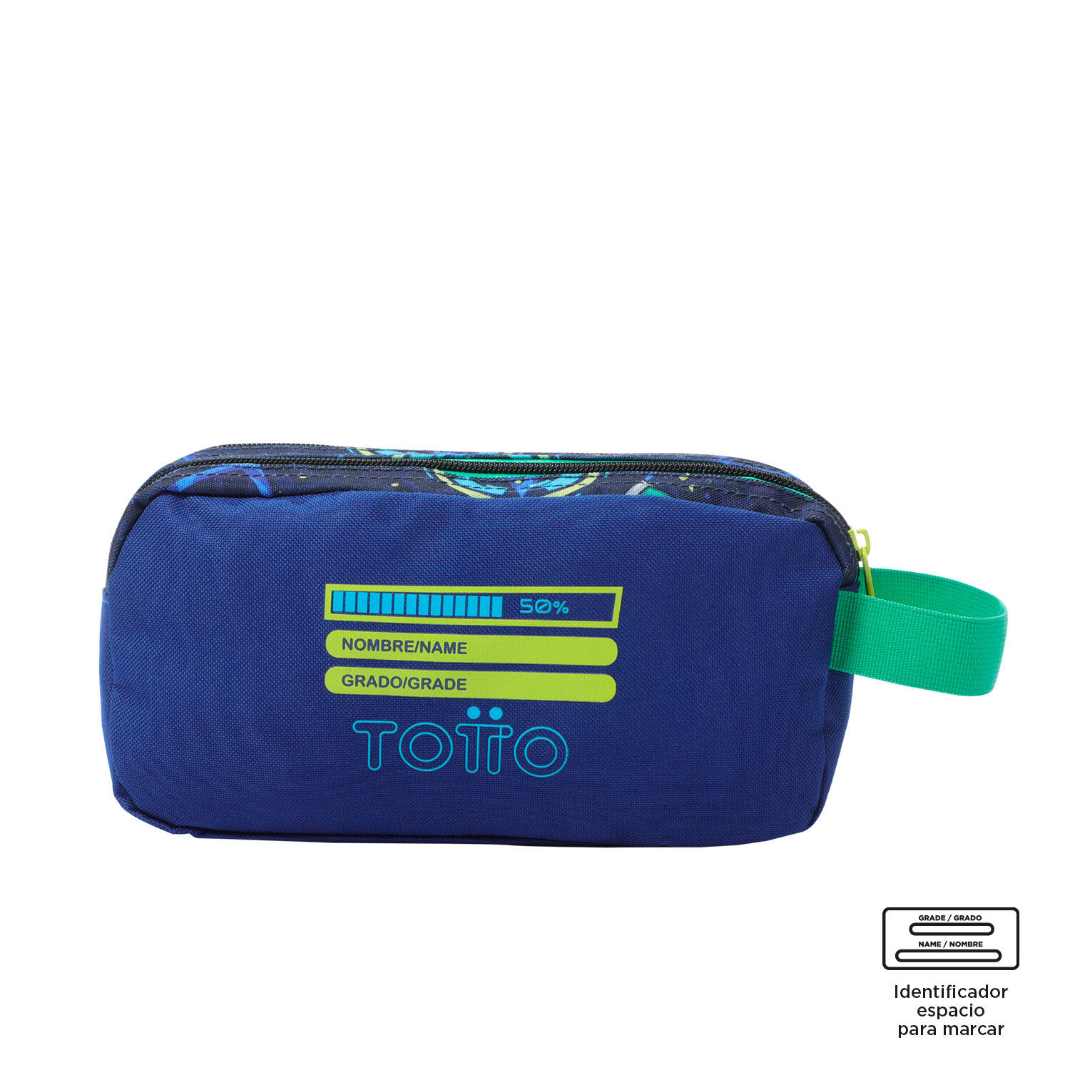 Totto Estuche infantil Kong Lab Azul Poliéster 23 x 12 x 8.5 cm 4/4