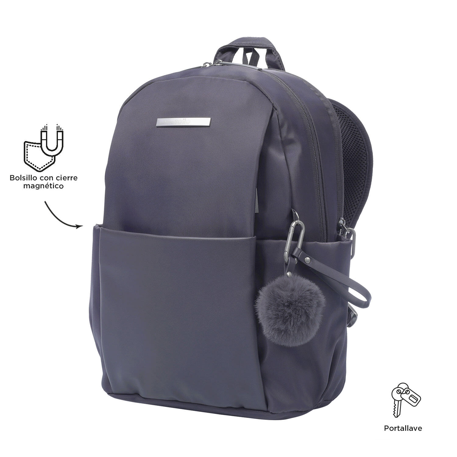 Totto Mochila ejecutiva Adelaide 1 Periscope Poliéster 28 x 40 x 18 cm 5/5