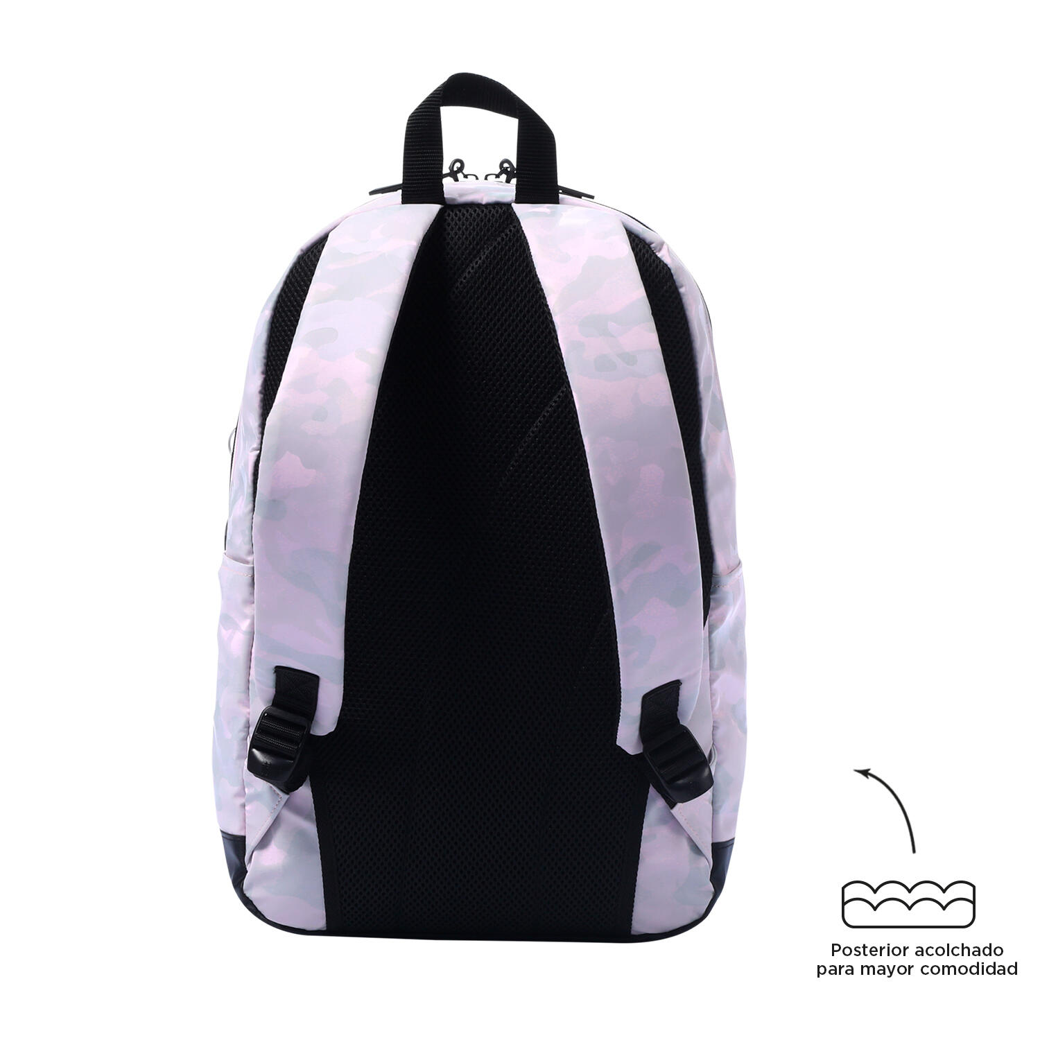 Totto Mochila urbana Tocax Iridiscente White Poliéster 30 x 44.1 x 15.5 cm 3/5